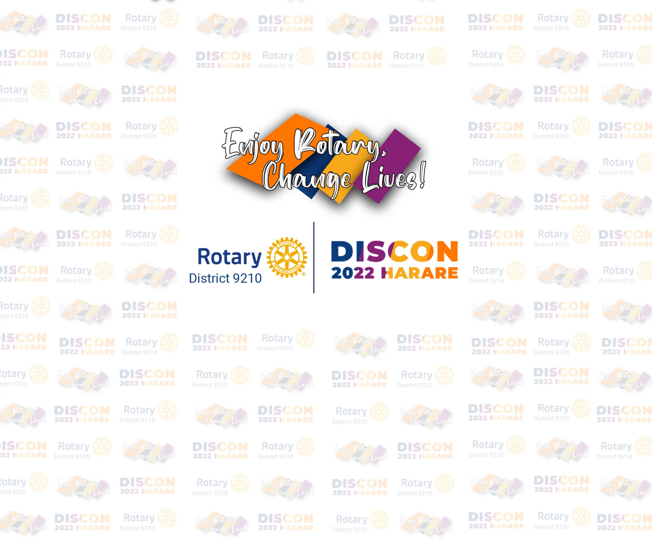 DISCON 2022 event step and repeat banner